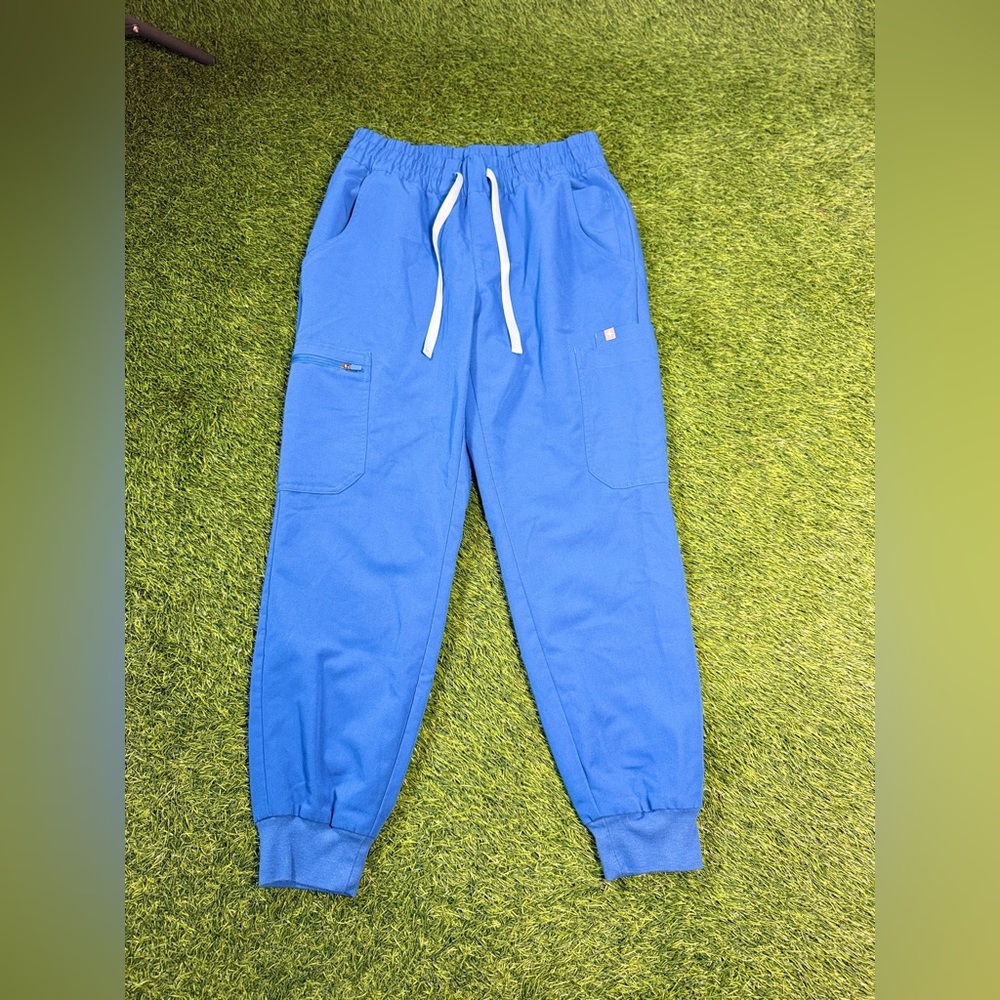 Figs High Waisted Zimora Jogger Scrub Pants Royal blue size small women’s